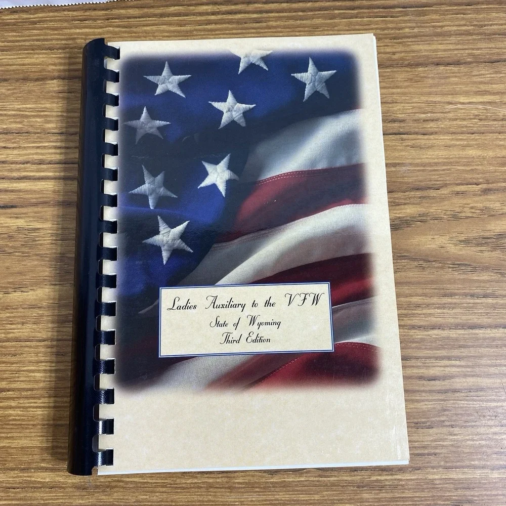 VTG Wyoming VFW Ladies Auxiliary Regional Cookbook Third Edition Local Comb